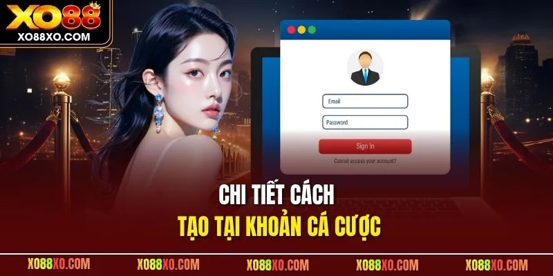Chi tiết cách tạo tại khoản cá cược