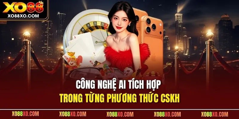 Công nghệ AI tích hợp trong từng phương thức CSKH