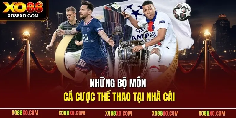 Những bộ môn cá cược thể thao tại nhà cái