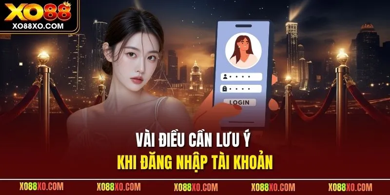 Vài điều cần lưu ý khi đăng nhập tài khoản